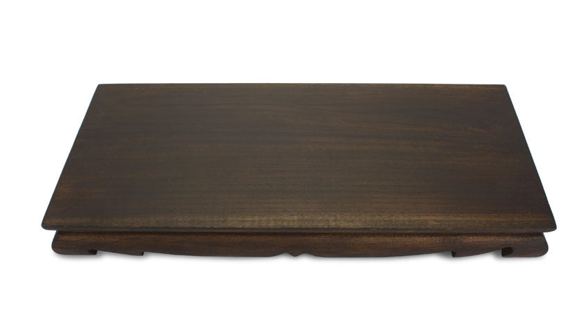 Ornamental Teak Wood Buddhist Display Stand Altar for Buddhas - Ganesh - Votive Figurines, 45.8cm long - farangshop-co