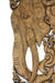 Pair of carved teak wall panels, Elephant design, each 90cm x 35cm, ED02 - farangshop-co