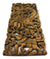 Pair of carved teak wall panels, Elephant design, each 90cm x 35cm, ED01 - farangshop-co