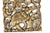 Pair of carved teak wall panels, Elephant design, each 90cm x 35cm, ED01 - farangshop-co