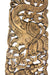 Pair of carved teak wall panels, Elephant design, each 90cm x 35cm, ED01 - farangshop-co
