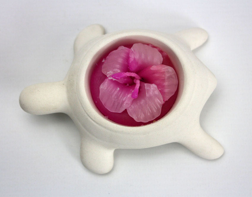 Thai Turtle Tealight Holder, Ceramic, Sandstone look - farangshop-co
