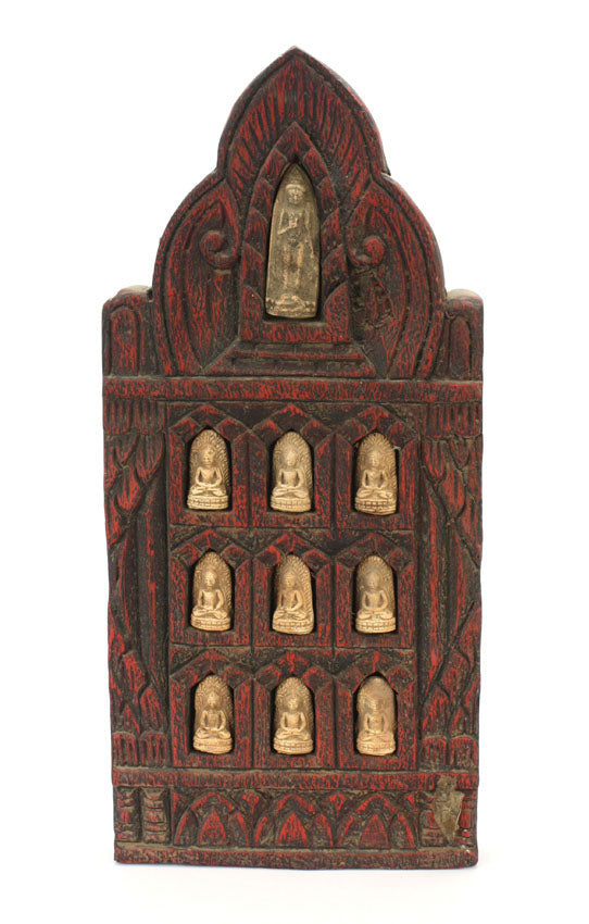 Buddhist Votive panel - 44cm high - farangshop-co