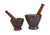 Thai / Laos Earthenware Mortar and Pestle, 2 sizes. Kruk - Clay mortar. - farangshop-co