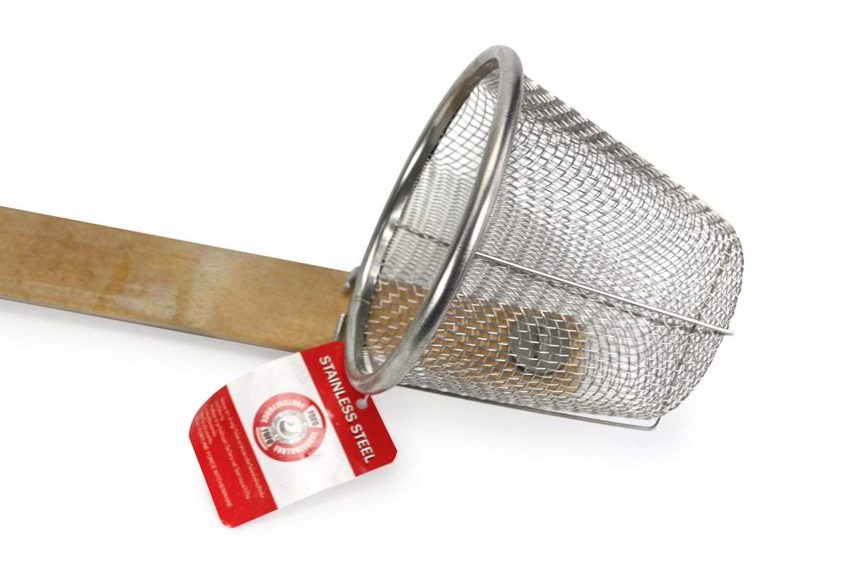Traditional Thai noodle strainer, long handle - farangshop-co