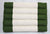 Thai triangle cushion Green and cream cotton linen fabric jumbo single - farangshop-co
