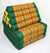 Thai daybed Green and gold pattern standard three-fold - farangshop-co