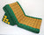 Thai daybed Green and gold pattern standard three-fold - farangshop-co