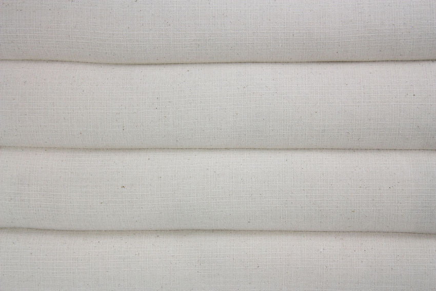 Cream Cotton Linen Jumbo One Fold Thai Cushion - farangshop-co