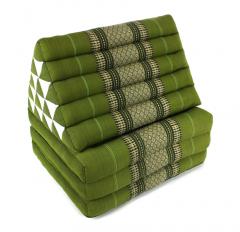 Bamboo green pattern jumbo three fold Thai Cushion - farangshop-co