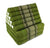 Bamboo green pattern jumbo three fold Thai Cushion - farangshop-co
