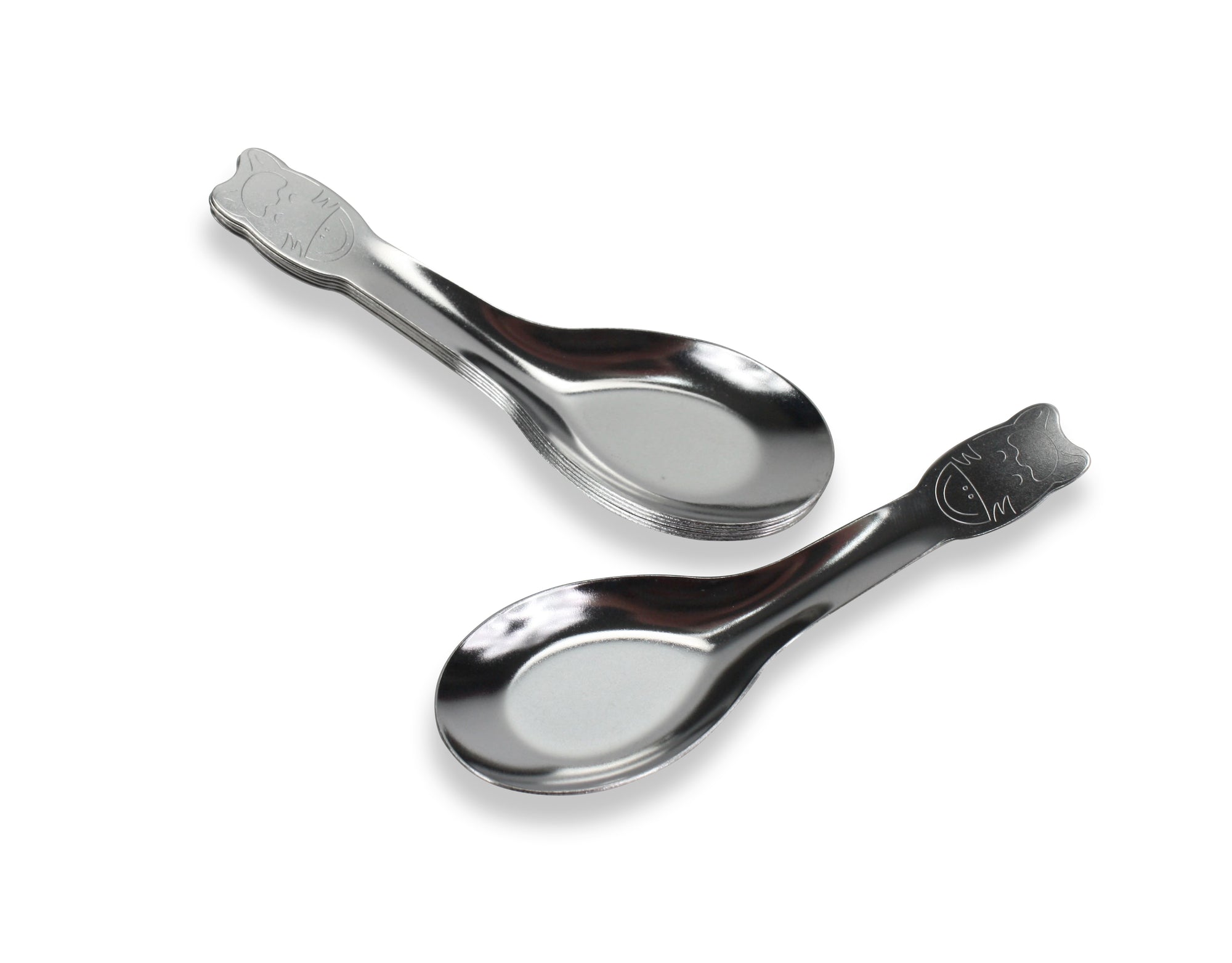 Thai Stainless Steel Spoons for kids, Zebra Brand, Pack of 6 - farangshop-co