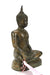 Thai metal Buddha statue, antique bronze finish, 34cm high, B08 - farangshop-co