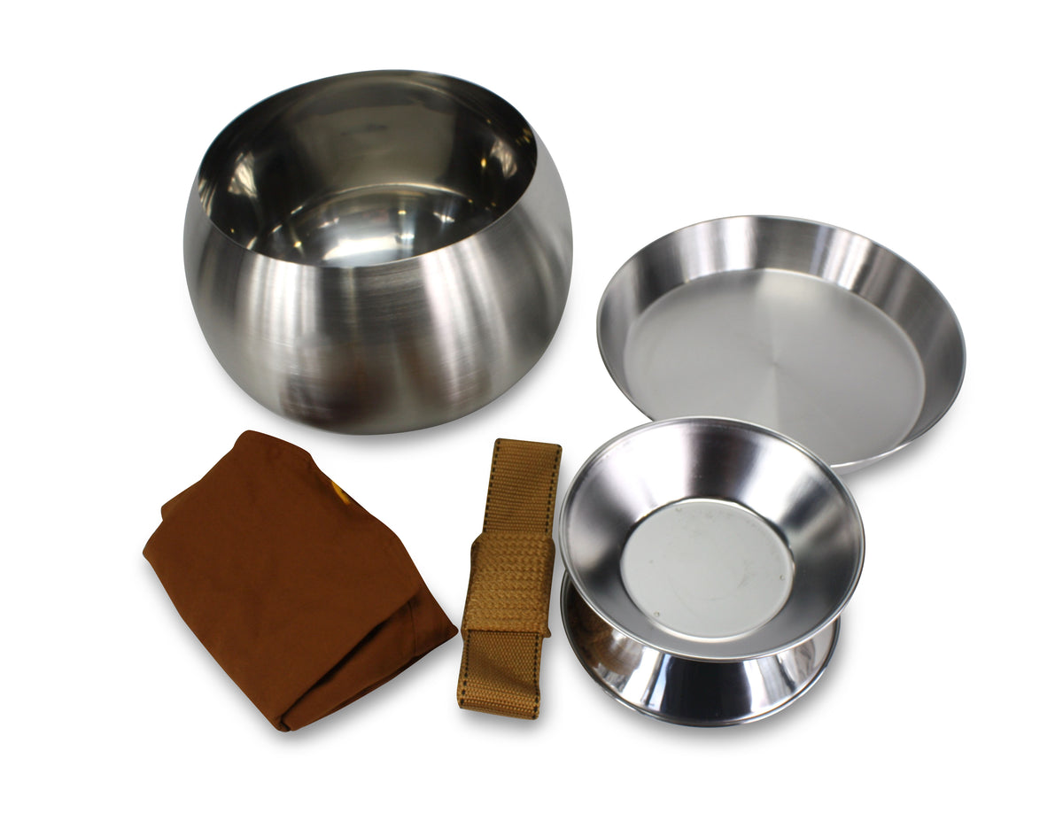 Thai monk&#39;s alms bowl complete set - farangshop-co