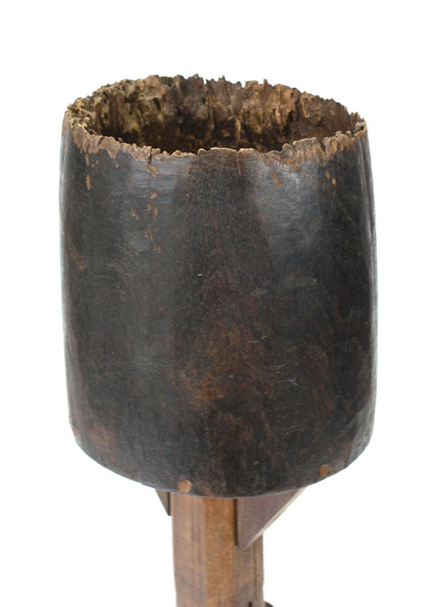 Reclaimed Thai teakwood single plant holder - farangshop-co