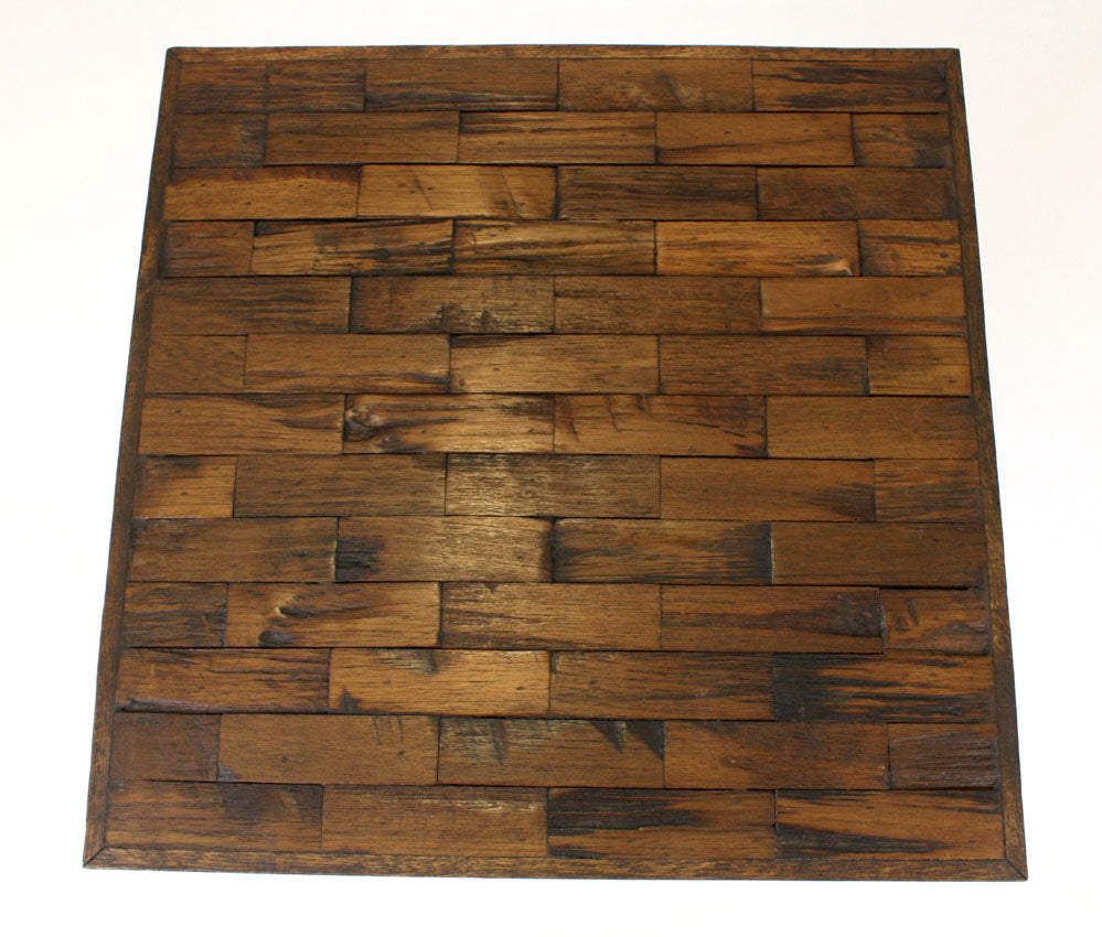 Thai furntiture - 2 shelf teakwood table - farangshop-co
