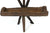 Reclaimed teakwood trough display, 2 - farangshop-co