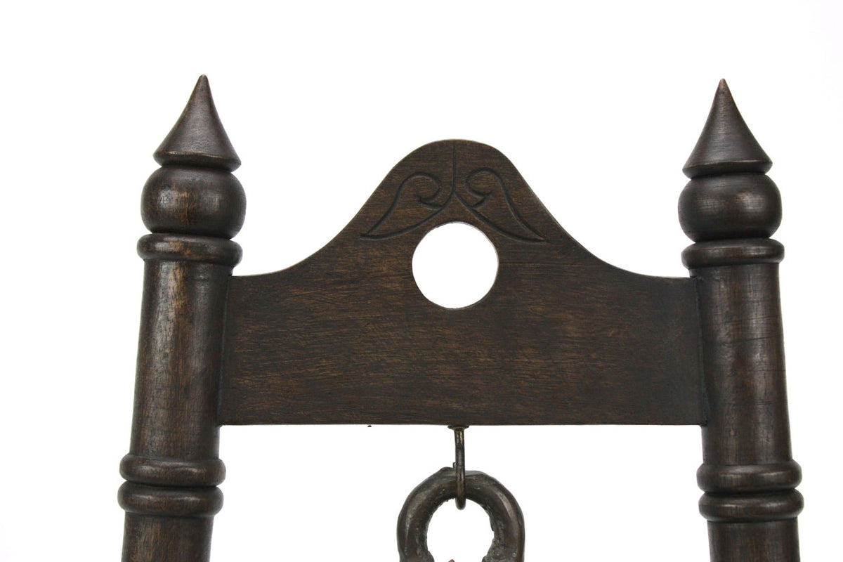 Thai Temple bell on stand - farangshop-co