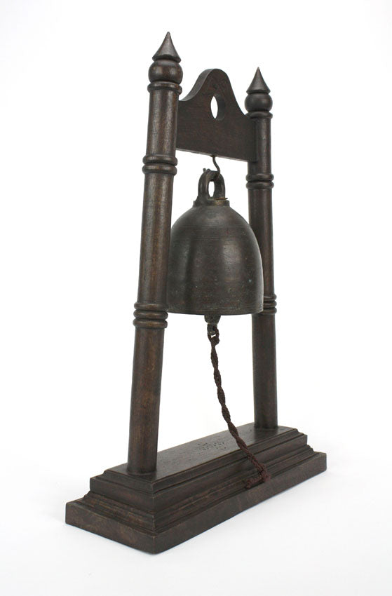 Thai Temple bell on stand - farangshop-co