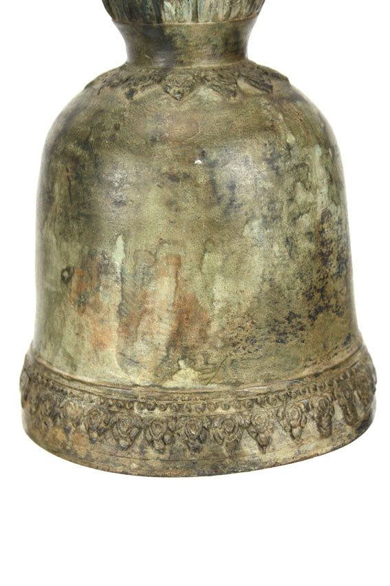 Thai Temple Bell on stand, 48cm high. - farangshop-co