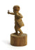 Teak carving - small boy with catapault, Thailand - farangshop-co