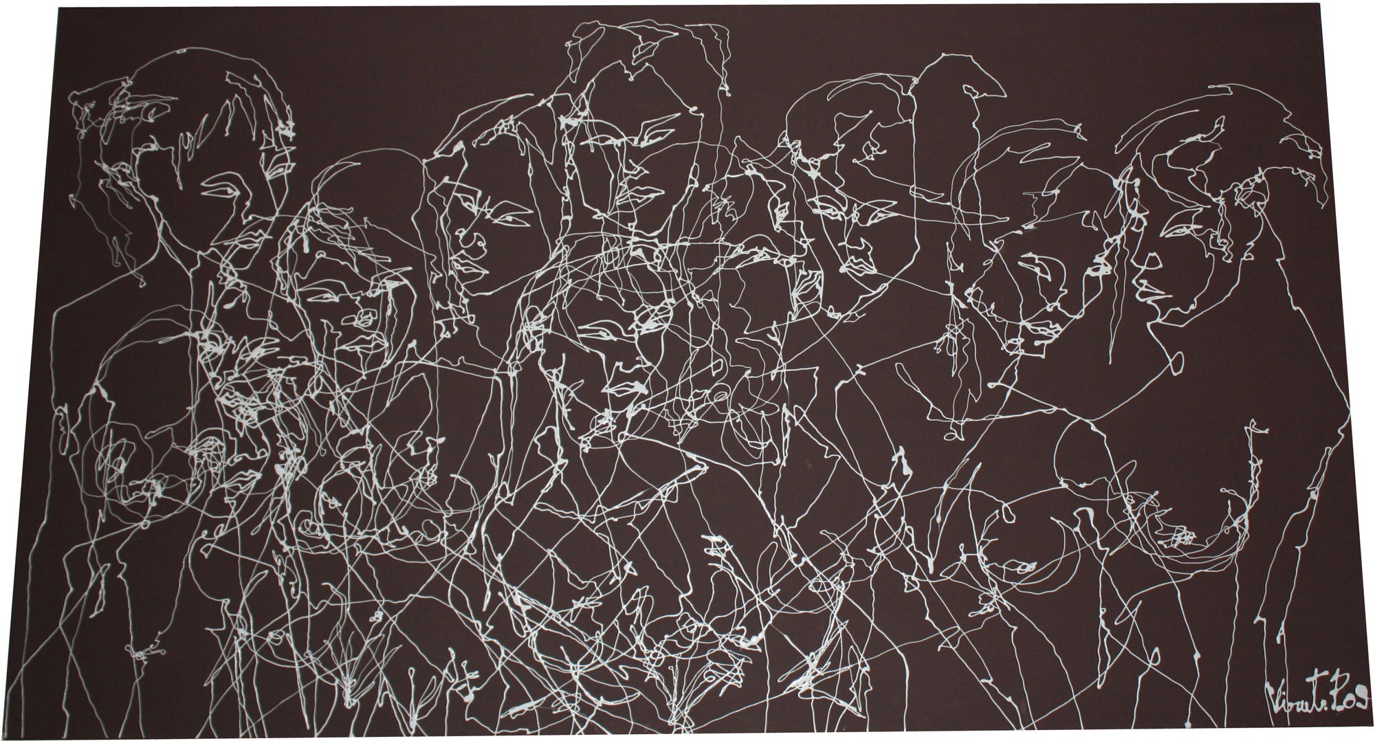 Virut Panchabuse, 2009, 160cm x 90cm, Thailand artist - farangshop-co