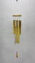 Metal wind chimes, Medium Size 65cm long, 12x Gold Aluminium Tubes - farangshop-co