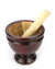 Thai Wooden Mortar and Pestle, 8 inch size - farangshop-co