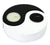 Boxed set of Yin Yang Mangowood Candle Holders - farangshop-co